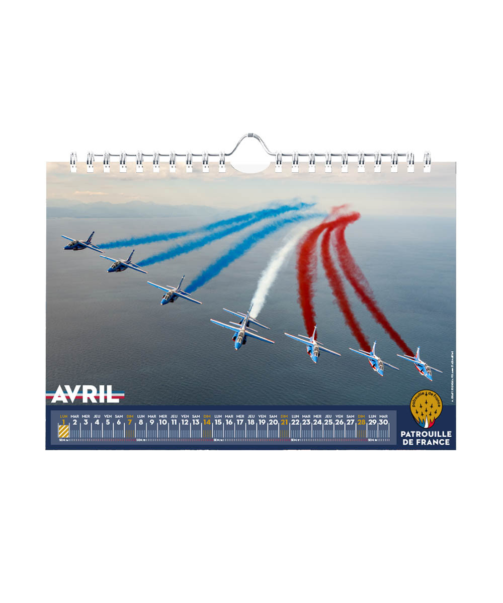 Calendrier Patrouille de France 2024