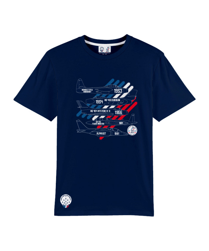T-shirt 70 ans Bleu marine