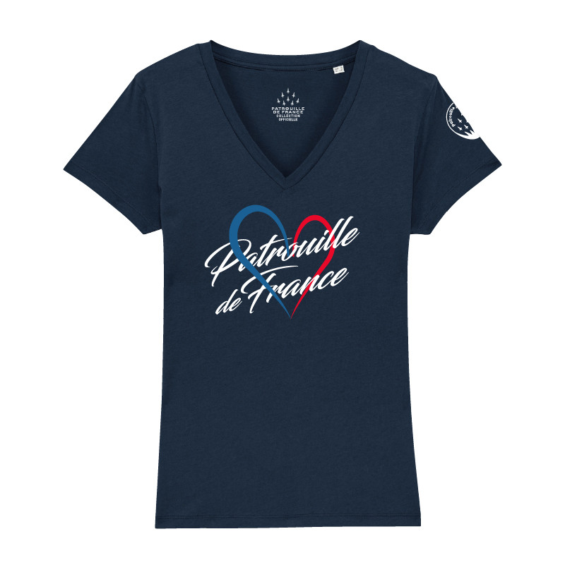 T shirt femme Coeur Patrouille de France